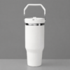 f Custom 30 oz Stainless Steel Travel Tumbler with Handle – Personalized Insulated Cup