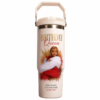 jk Custom 30 oz Stainless Steel Travel Tumbler with Handle – Personalized Insulated Cup