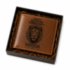 Custom Genuine Leather Men's Wallet – Personalized Engraved Bifold Wallet