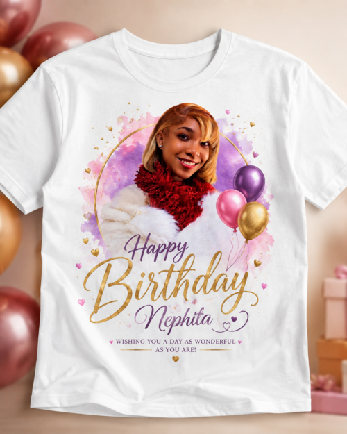 Custom T-Shirt – Personalized Photo, Logo, Name & Design