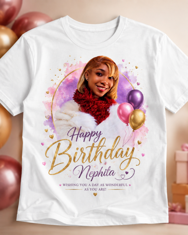 1aa1 Custom T-Shirt – Personalized Photo, Logo, Name & Design
