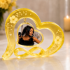 Personalized Double Heart Resin Photo Frame – Infinity Keepsake