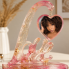 Personalized Love Resin Photo Frame – Hanging Heart Keepsake