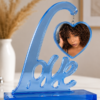 Personalized Love Resin Photo Frame – Hanging Heart Keepsake