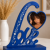 Personalized Love Resin Photo Frame – Hanging Heart Keepsake