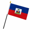 Haiti 4×6 Inch Stick Flag – Haitian Handheld Flag