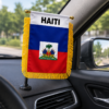 f4 Haiti Mini Banner – Haitian Flag & Coat of Arms