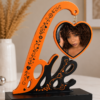 Personalized Love Resin Photo Frame – Hanging Heart Keepsake
