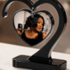 Personalized Resin Heart Photo Frame – Custom Handmade Keepsake