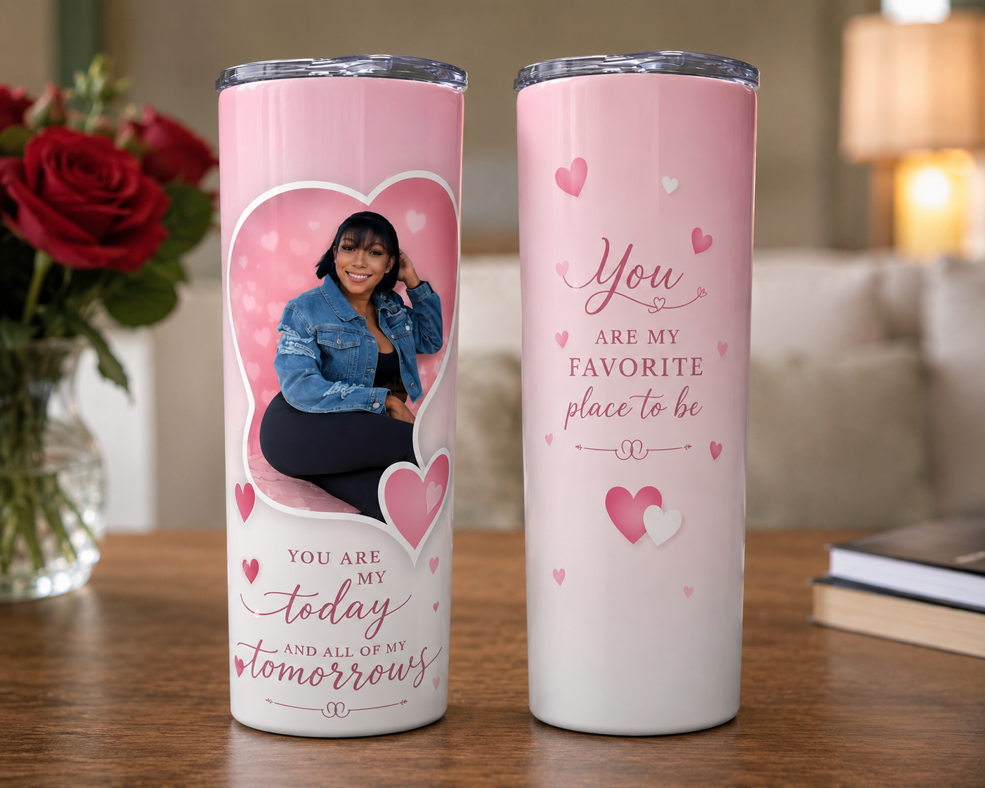 Personalized 20oz Tumbler – Custom Photo, Name & Design