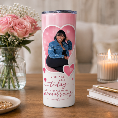 Personalized 20oz Tumbler – Custom Photo, Name & Design