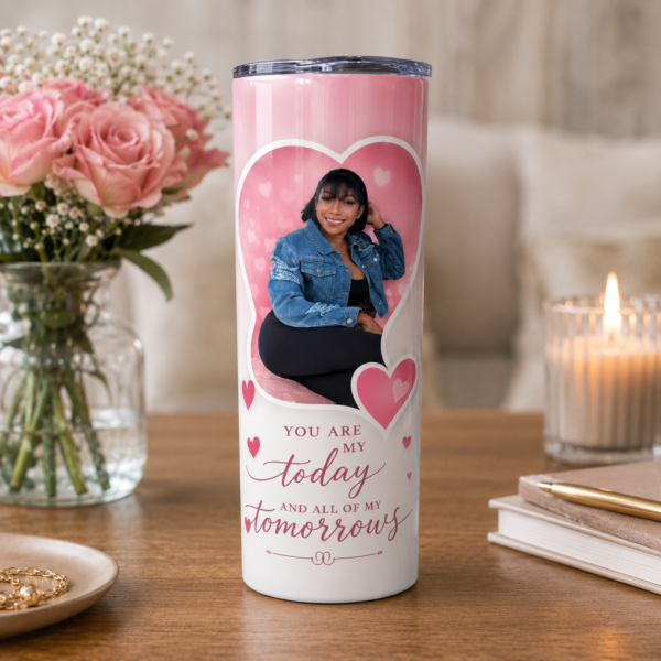 Personalized 20oz Tumbler – Custom Photo, Name & Design