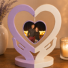 Personalized Resin Heart & Hands Photo Frame – Custom Keepsake