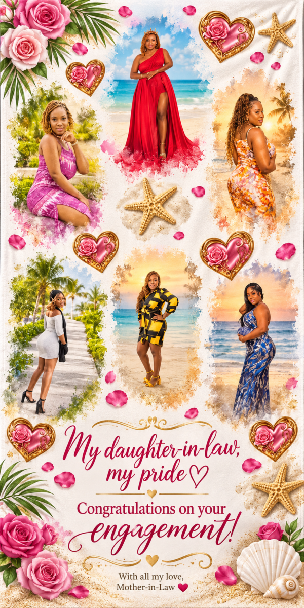 b20 Custom 30" × 60" Beach Towel – Personalized Photo & Design Microfiber Towel