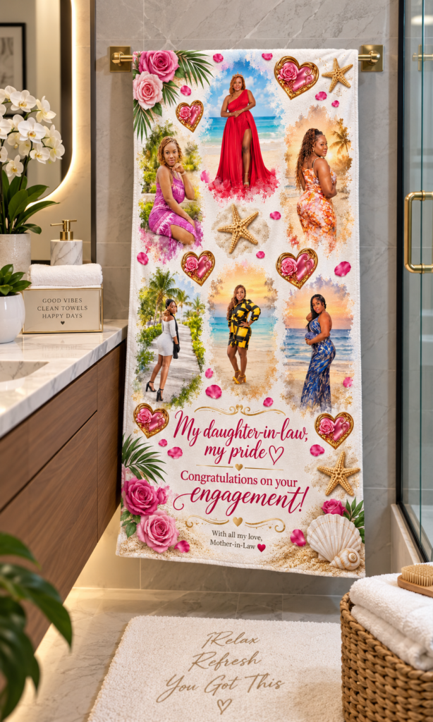 Custom 30" × 60" Beach Towel – Personalized Photo & Design Microfiber Towel