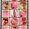 bl10 Custom 15-Panel Photo Blanket – 40" × 60" Personalized Flannel Blanket with Tassels